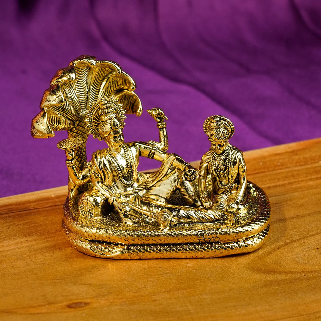 Vishnu With Sheshnagg Idol